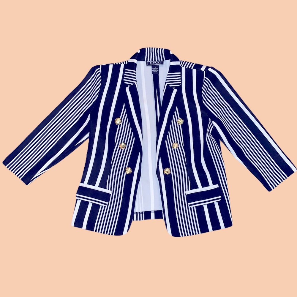 Striped blazer